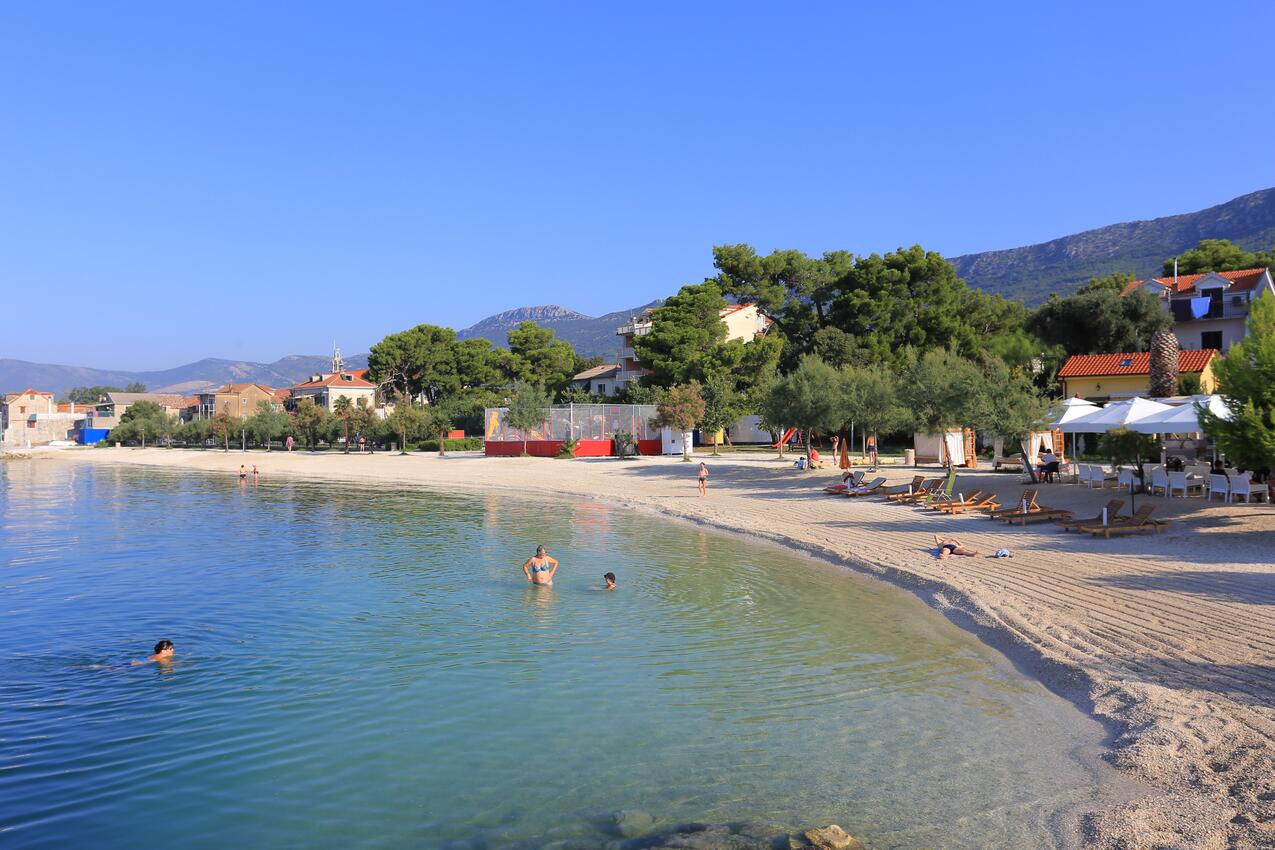 Nearest beach - Apartments with parking spaces Kaštel Gomilica, Kaštela