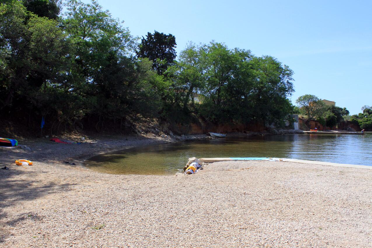 Najbliža plaža - Apartmani uz more Tkon, Pašman