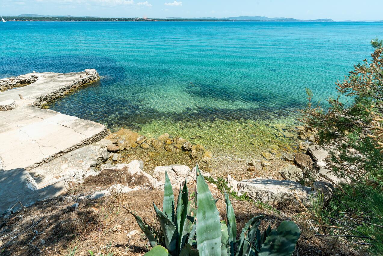 Najbližja plaža - Apartmaji ob morju Tkon, Pašman