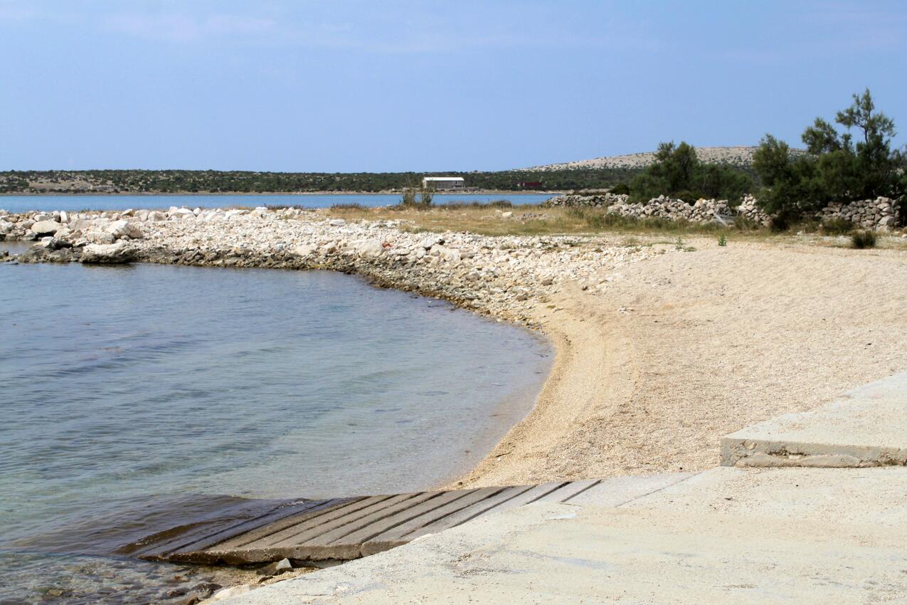 La spiaggia più vicina - Casaper il turismo robinsoniano con piscina Kosljun, Pago - Pag