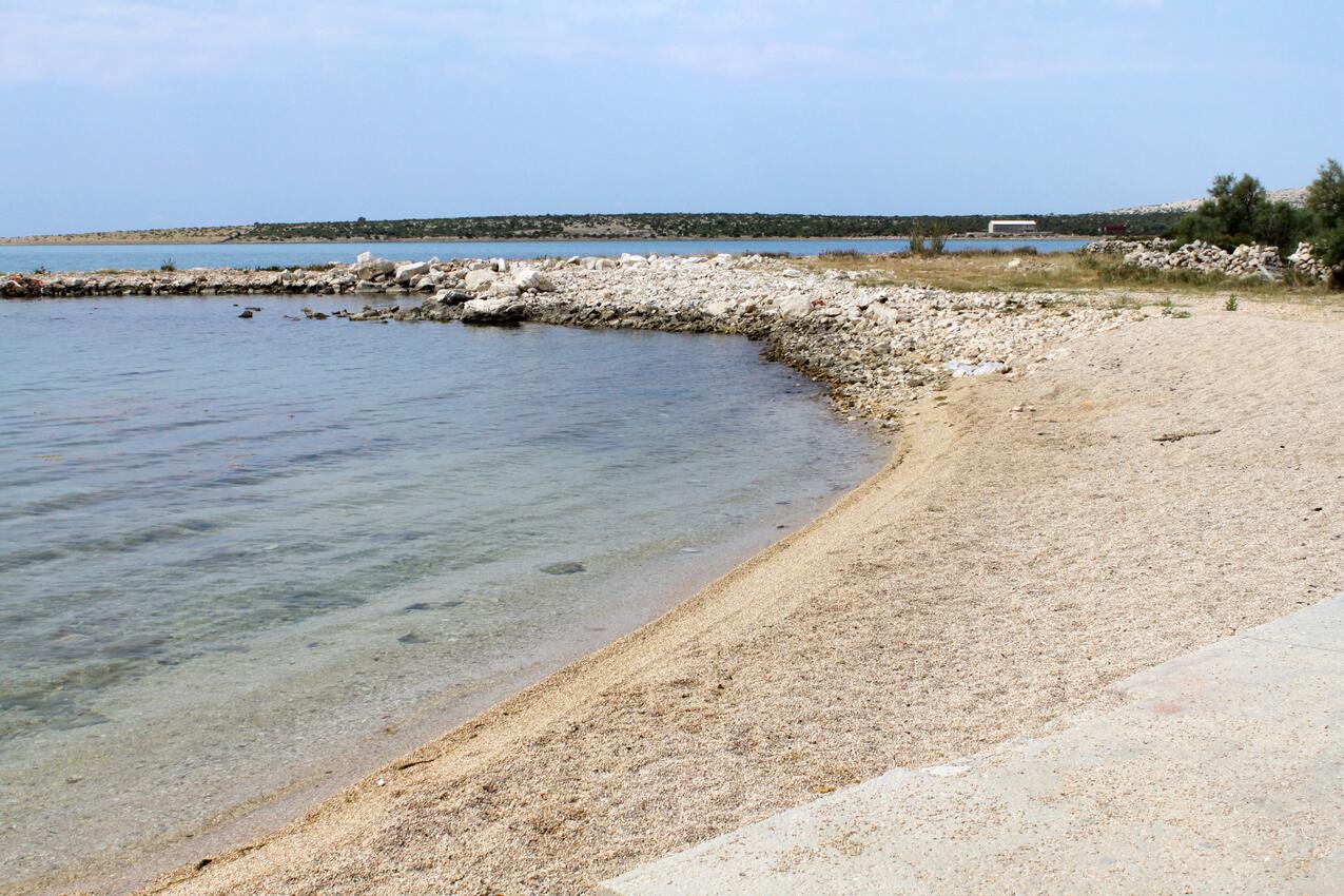 La spiaggia più vicina - Casaper il turismo robinsoniano con piscina Kosljun, Pago - Pag