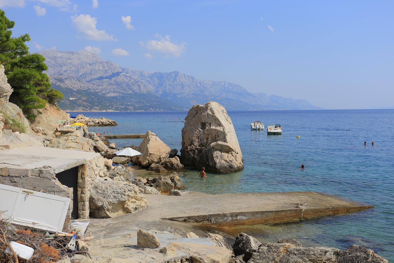 La spiaggia più vicina - Casa vacanze accanto al mare Marussici - Marušići, Almissa - Omiš
