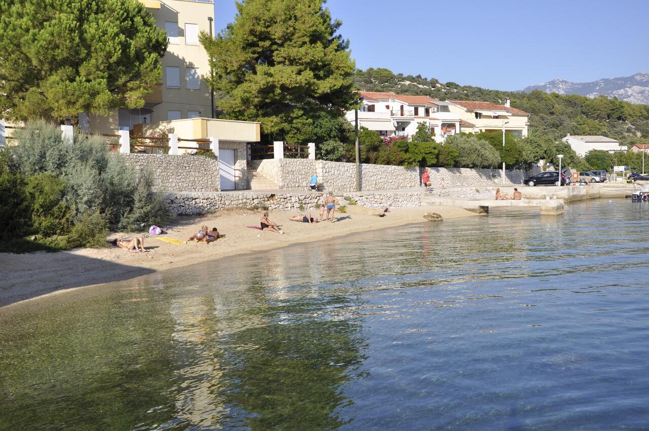 Nächster Strand - Ferienwohnungen am Meer Barbat, Rab