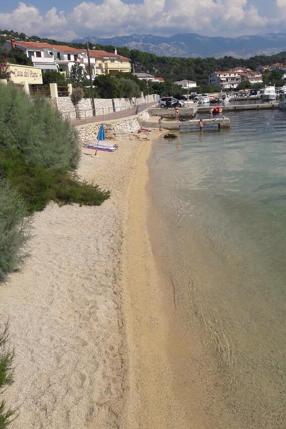 Nächster Strand - Ferienwohnungen am Meer Barbat, Rab