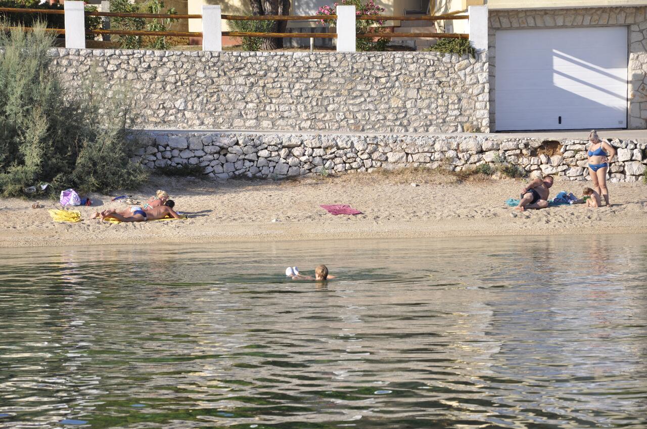 Nächster Strand - Ferienwohnungen am Meer Barbat, Rab