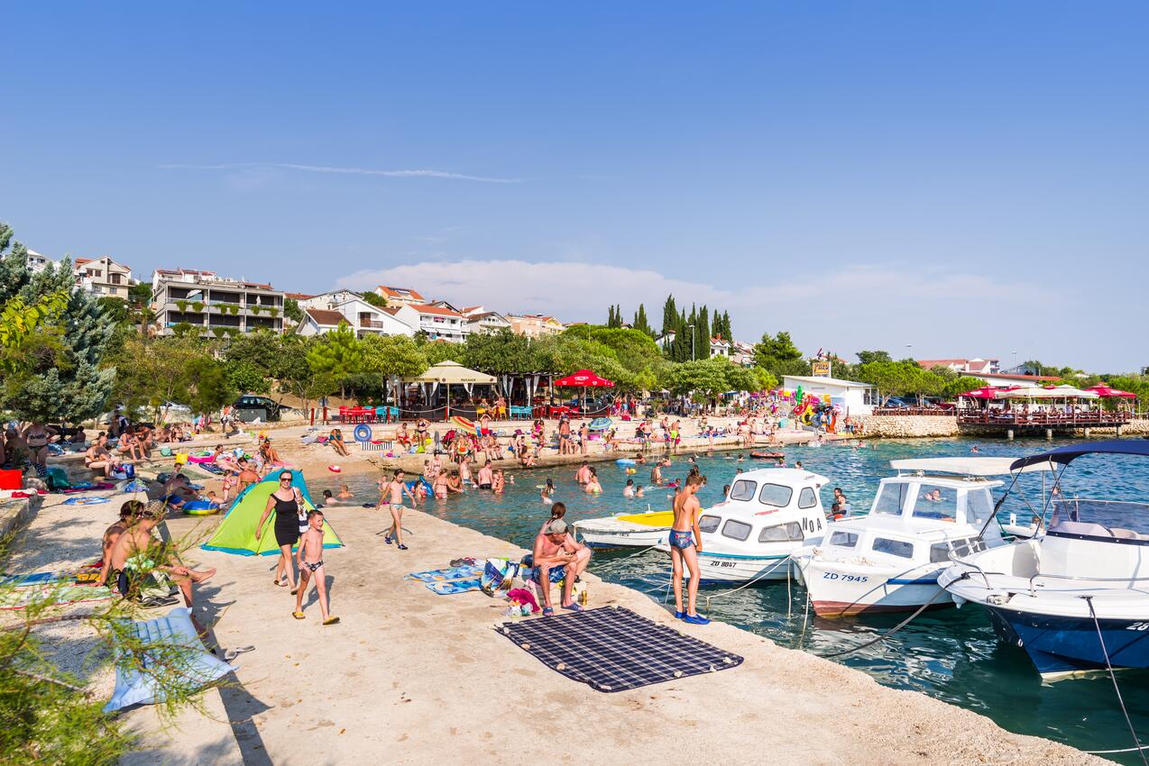 Legközelebbi strand - Apartmanok a tenger mellett Sveti Petar, Biograd