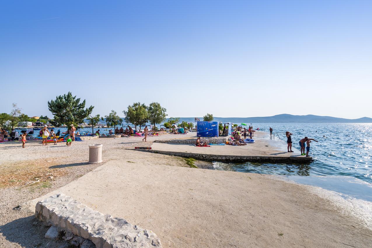 Legközelebbi strand - Apartmanok a tenger mellett Sveti Petar, Biograd