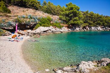 Apartamente în stilul Robinson Crusoe lângă mare Golf Medvidina, Hvar - 13376