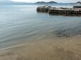 Der Strand Krča im Ort Turanj, Biograd.