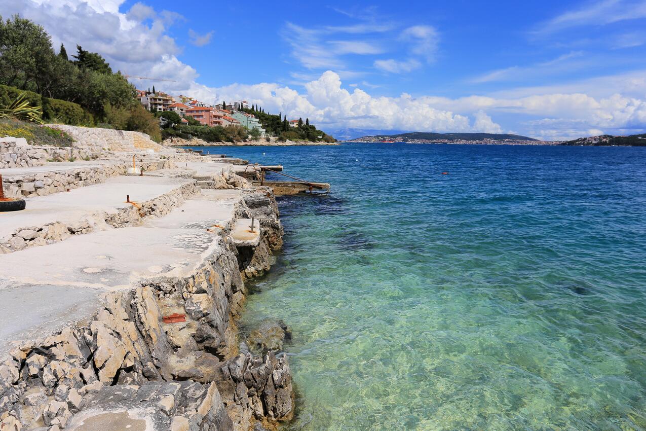 Nærmeste strand - Leiligheter ved sjøen Seget Vranjica, Trogir