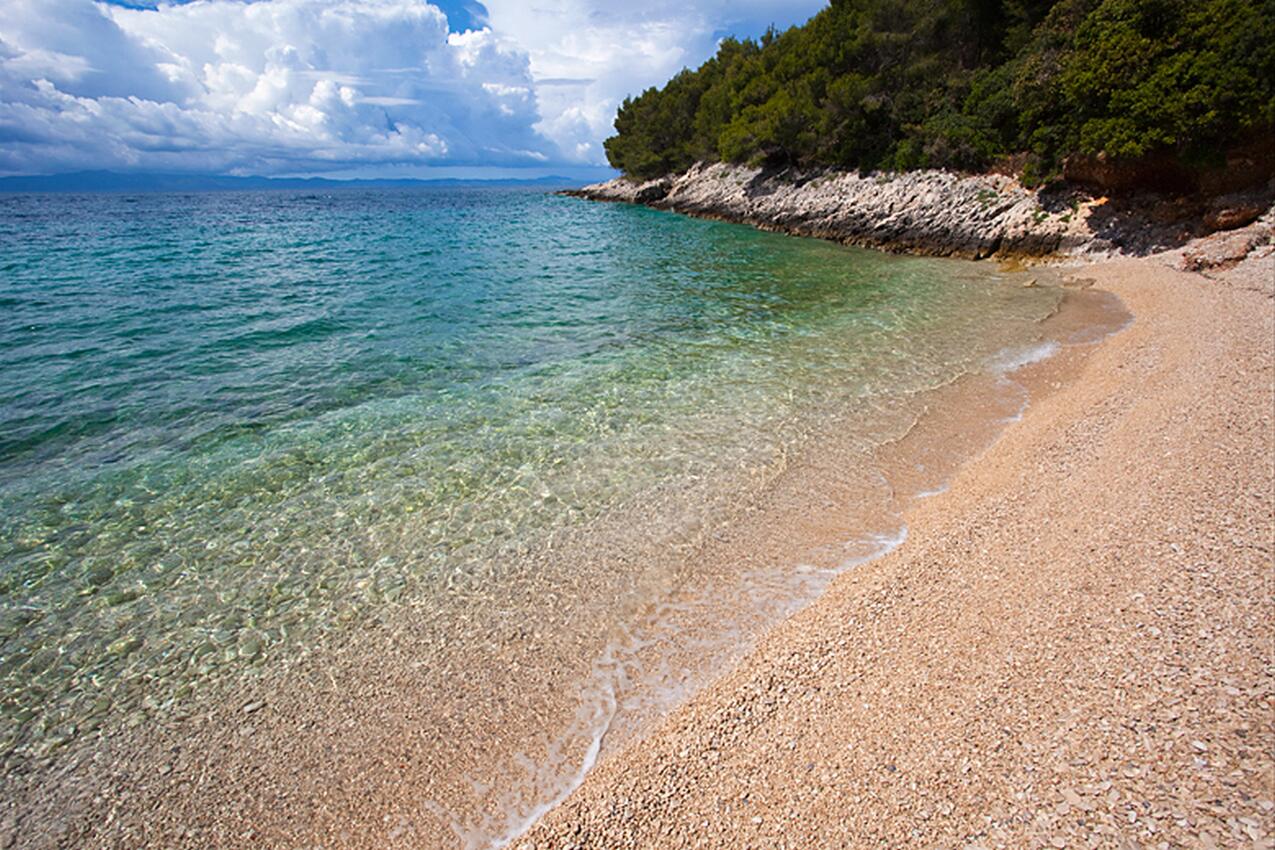 La spiaggia più vicina - Casa dei pescatori accanto al mare Baia Medvidina, Lesina - Hvar