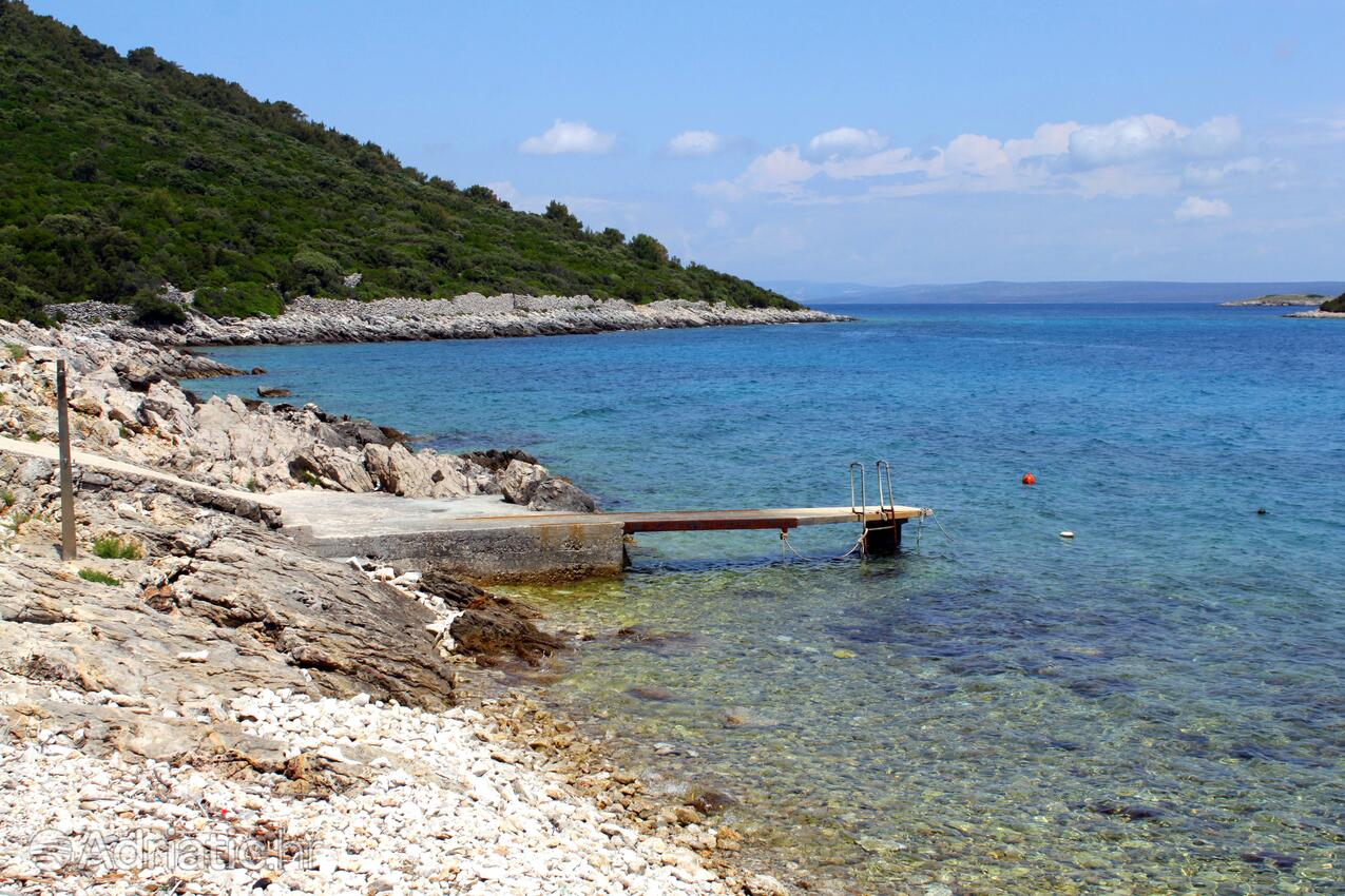 La spiaggia più vicina - Appartamenti e camere con parcheggio Cunski, Lussino - Lošinj