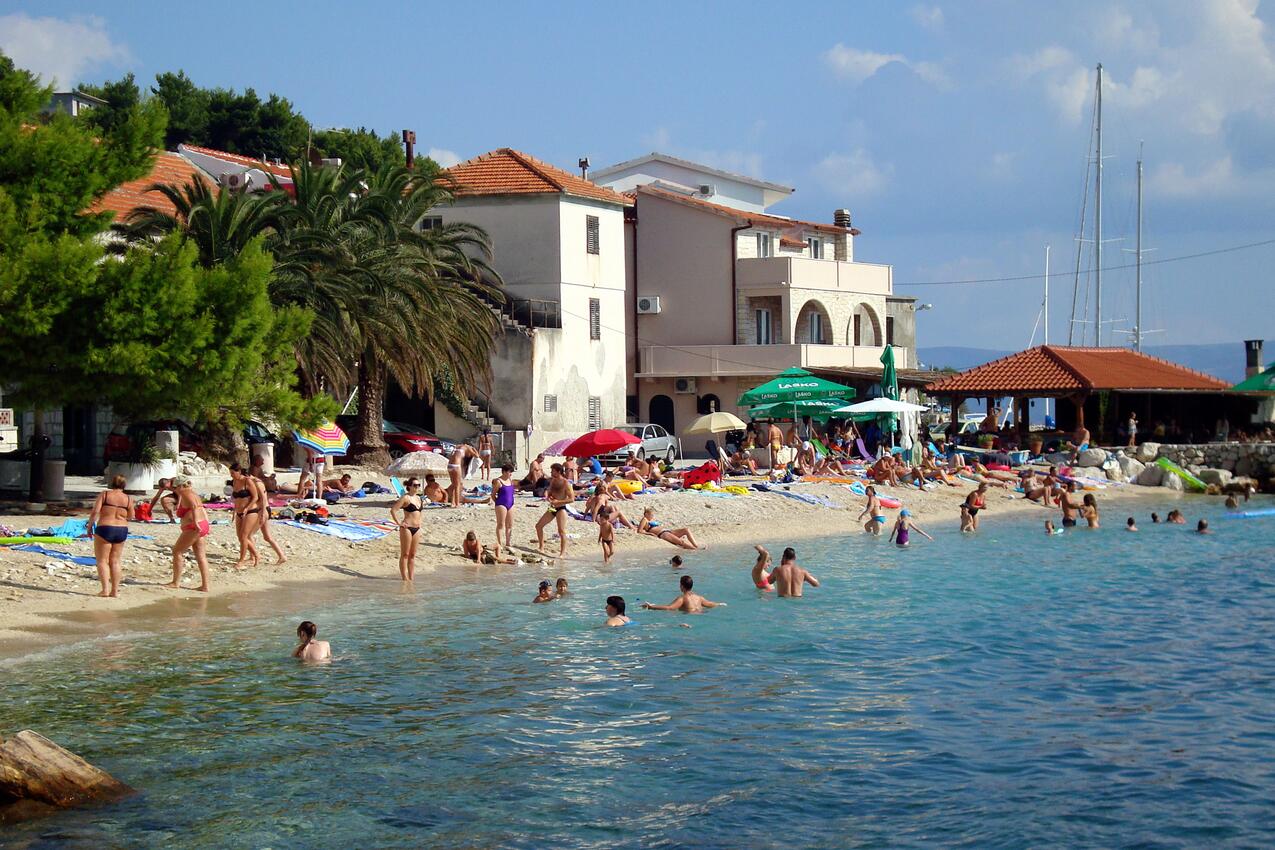 Najbliža plaža - Apartmani uz more Sumpetar, Omiš
