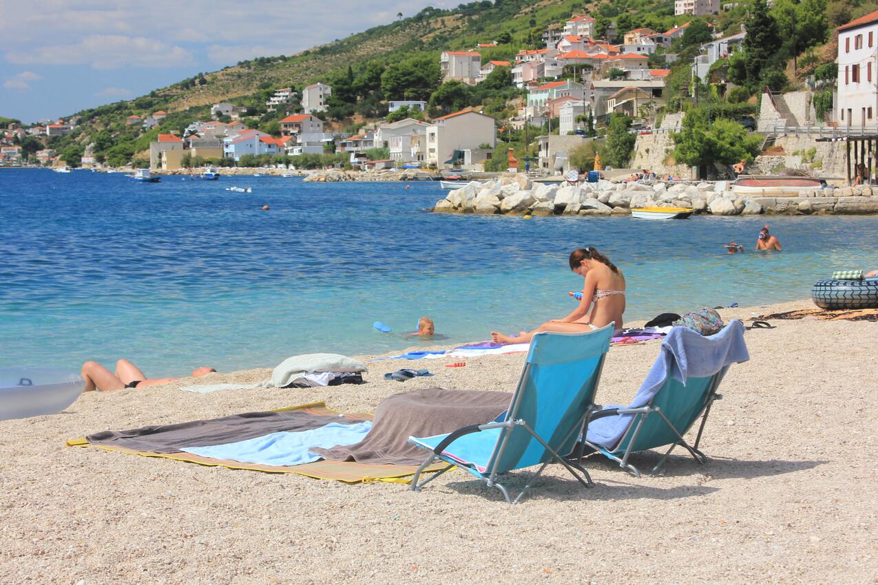 Najbliža plaža - Apartmani uz more Sumpetar, Omiš