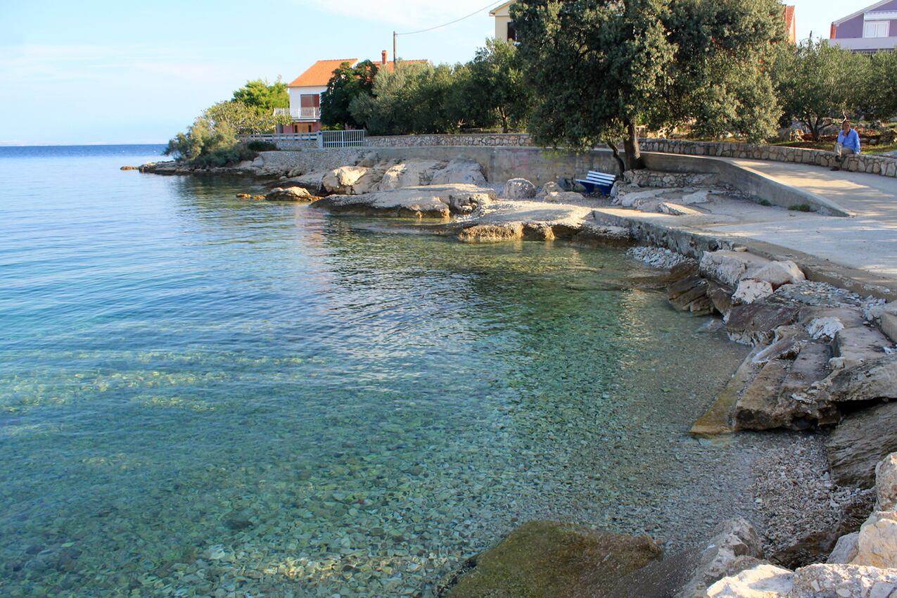 Najbliža plaža - Apartmani uz more Ugljan