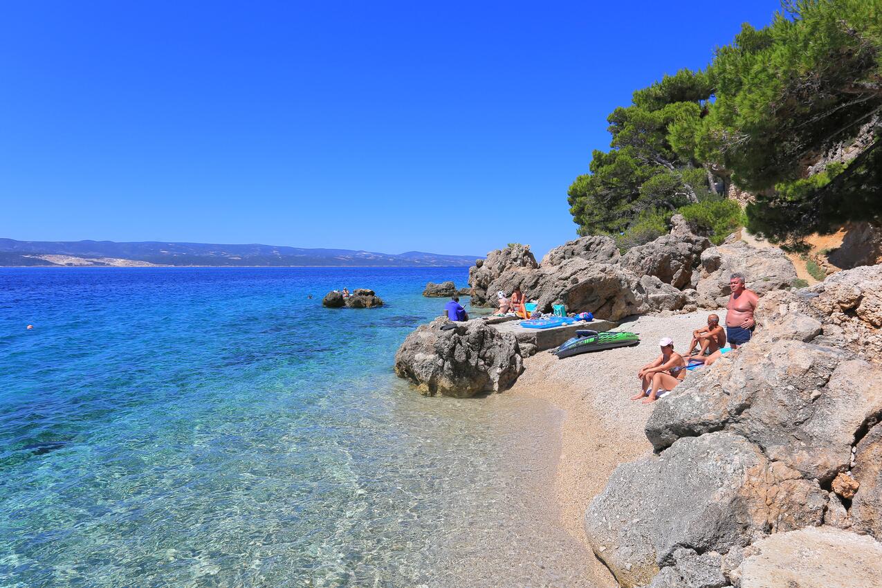 La spiaggia più vicina - Appartamenti accanto al mare Medici, Almissa - Omiš