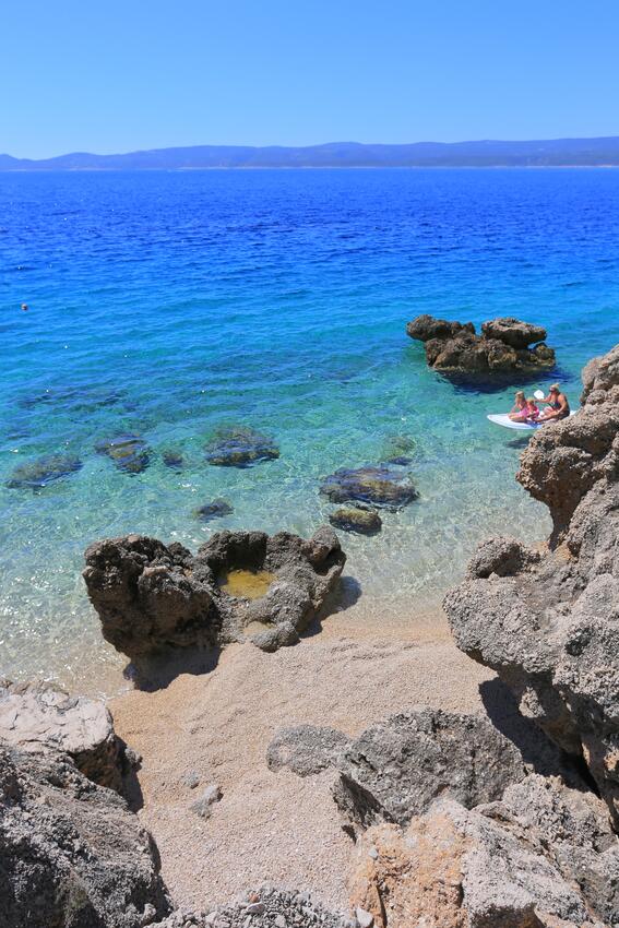 La spiaggia più vicina - Appartamenti accanto al mare Medici, Almissa - Omiš