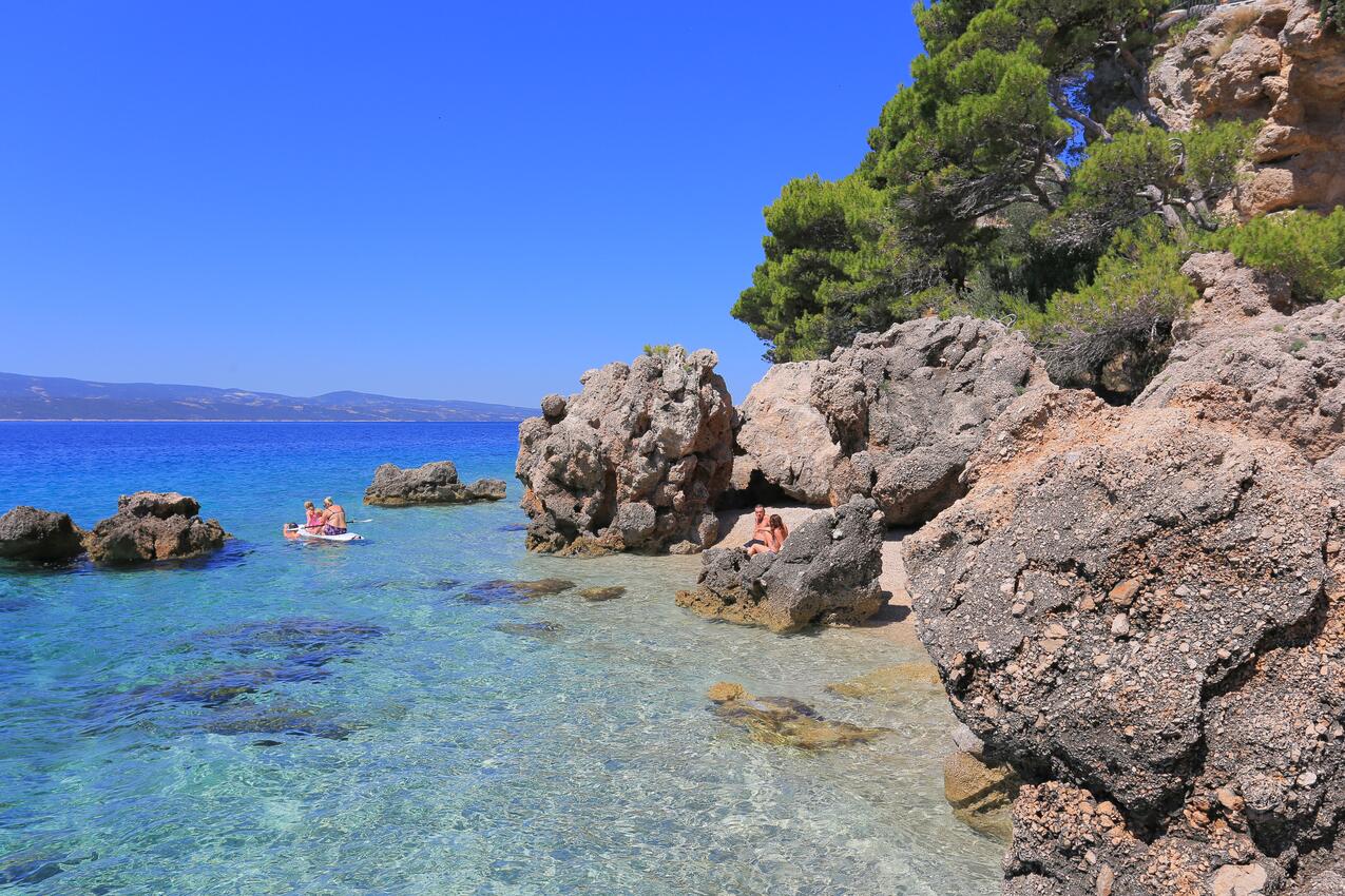 La spiaggia più vicina - Appartamenti accanto al mare Medici, Almissa - Omiš