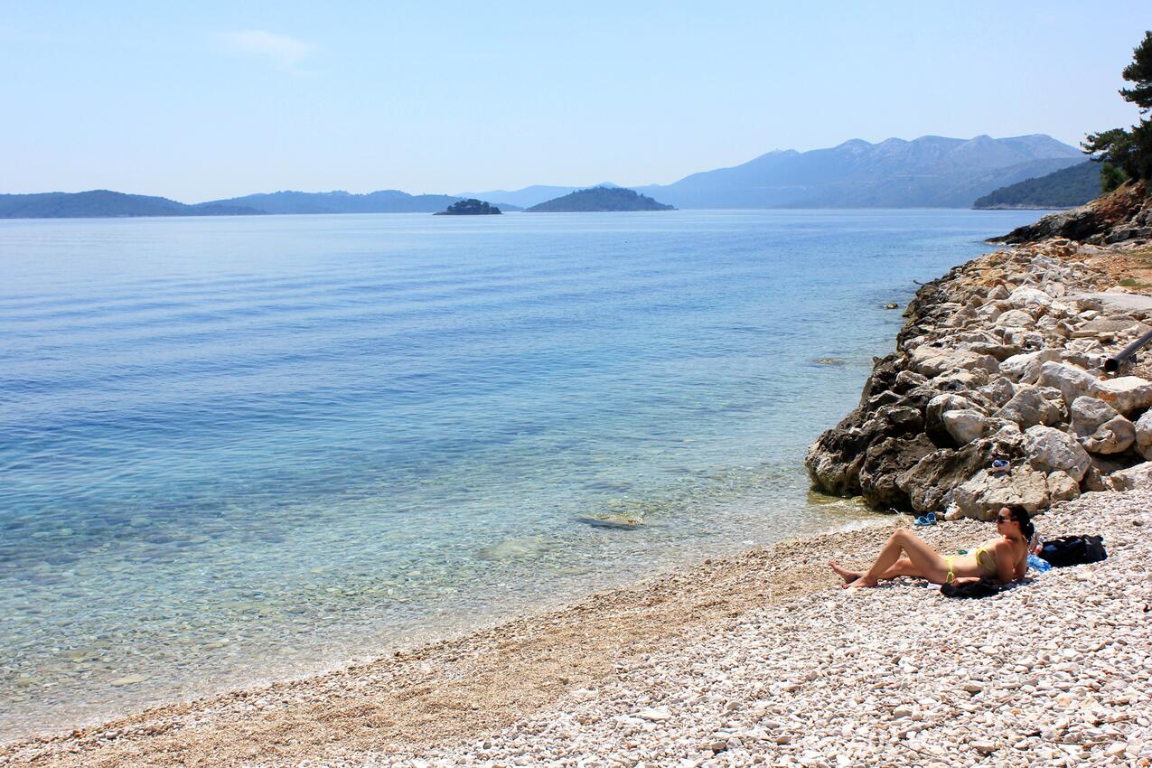 Nächster Strand - Ferienwohnungen am Meer Savar, Dugi otok
