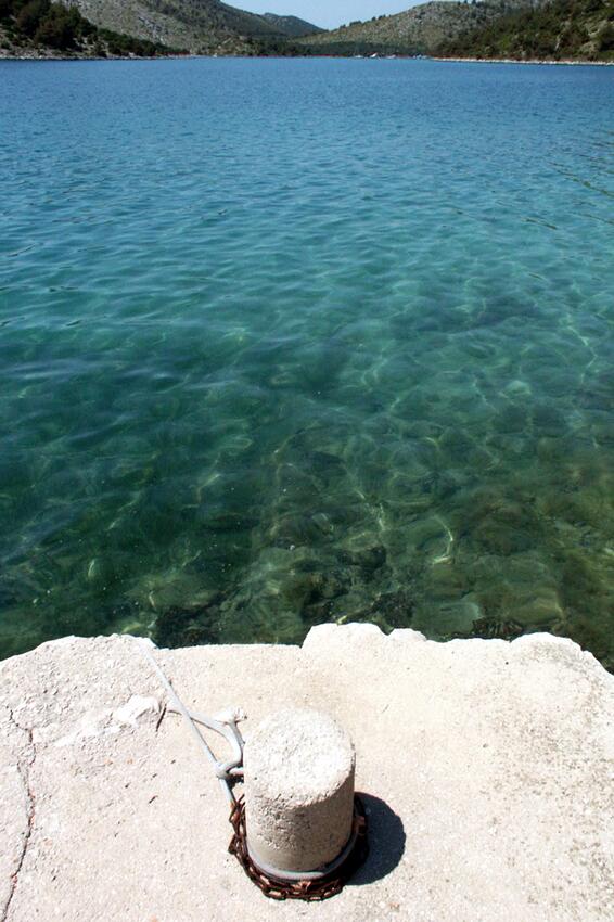 La spiaggia più vicina - Casa dei pescatori accanto al mare Baia Dragnjevica - Telascica, Isola Lunga - Dugi otok