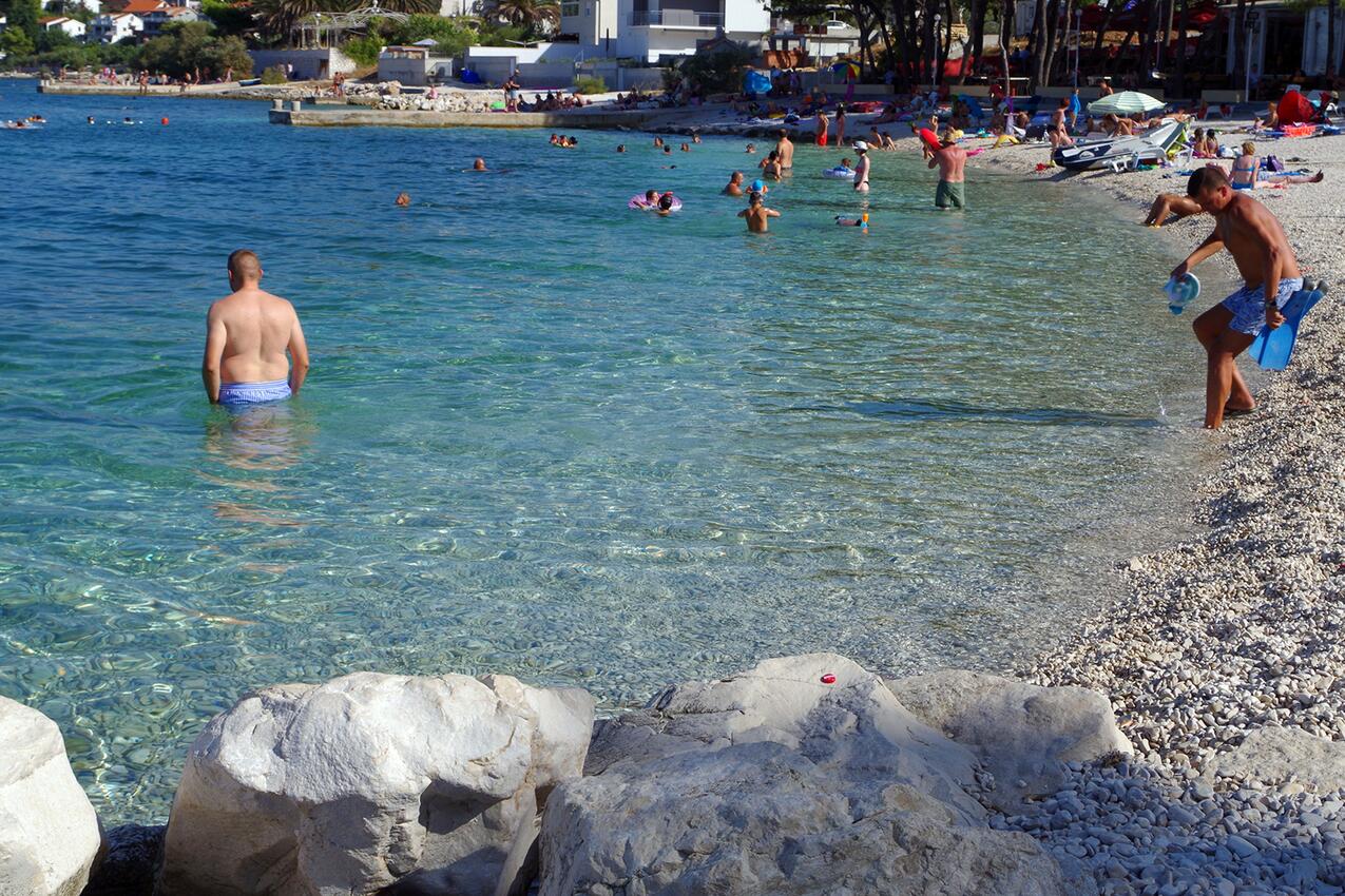 La spiaggia più vicina - Appartamenti accanto al mare Slatine, Bua - Čiovo