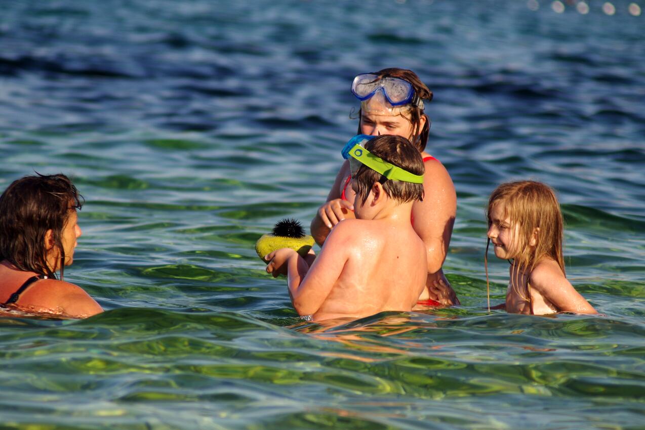 La spiaggia più vicina - Appartamenti accanto al mare Slatine, Bua - Čiovo