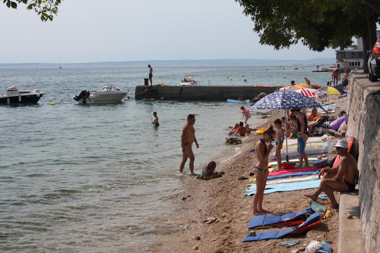 Najbliža plaža - Apartmani s parkingom Selce, Crikvenica