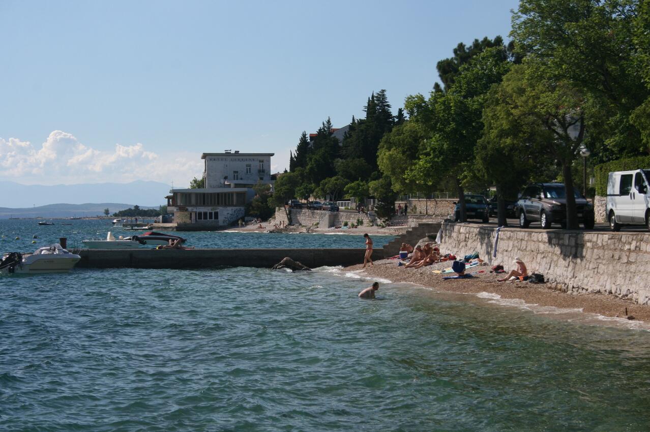 Najbliža plaža - Apartmani s parkingom Selce, Crikvenica