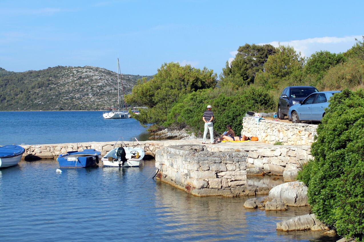 La spiaggia più vicina - Casa dei pescatori accanto al mare Baia Jaz - Telascica, Isola Lunga - Dugi otok