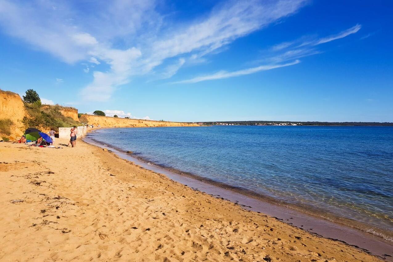 Legközelebbi strand - Apartmanok a tenger mellett Privlaka, Zadar