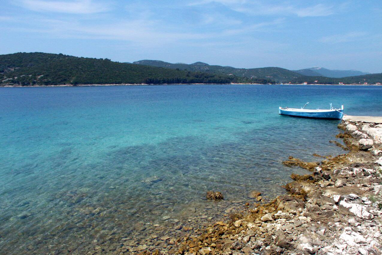 La spiaggia più vicina - Casa dei pescatori accanto al mare Krknata, Isola Lunga - Dugi otok