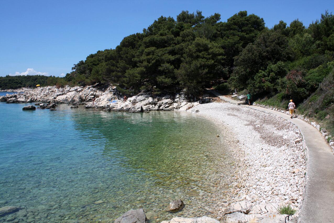 Nächster Strand - Ferienwohnungen am Meer Kampor, Rab