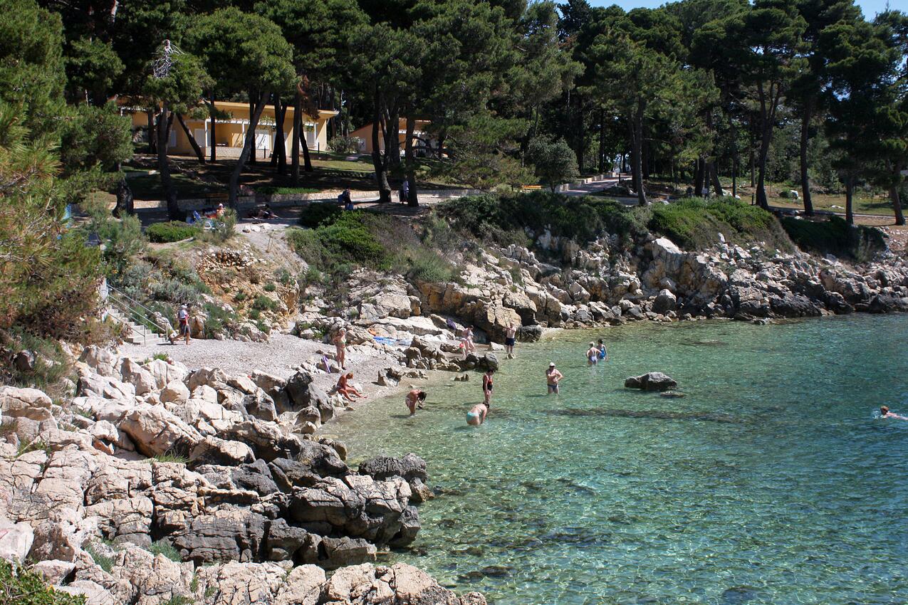 Nearest beach - Apartments with parking spaces Suha Punta, Rab