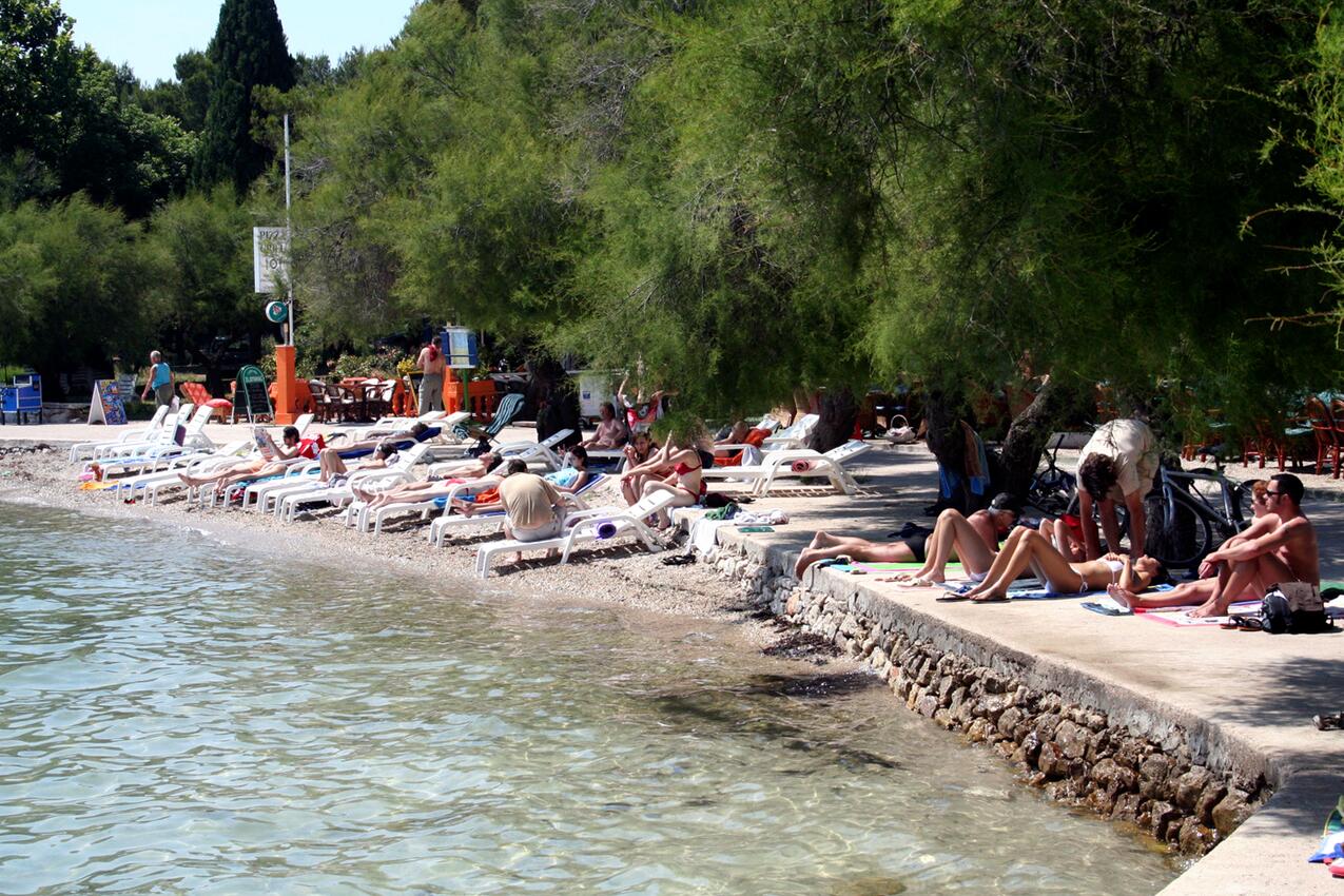 Nearest beach - Family friendly seaside apartments Vodice