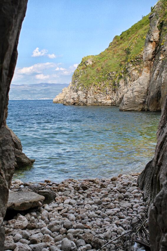 Nejbližší pláž - Apartmány u moře Vrbnik, Krk