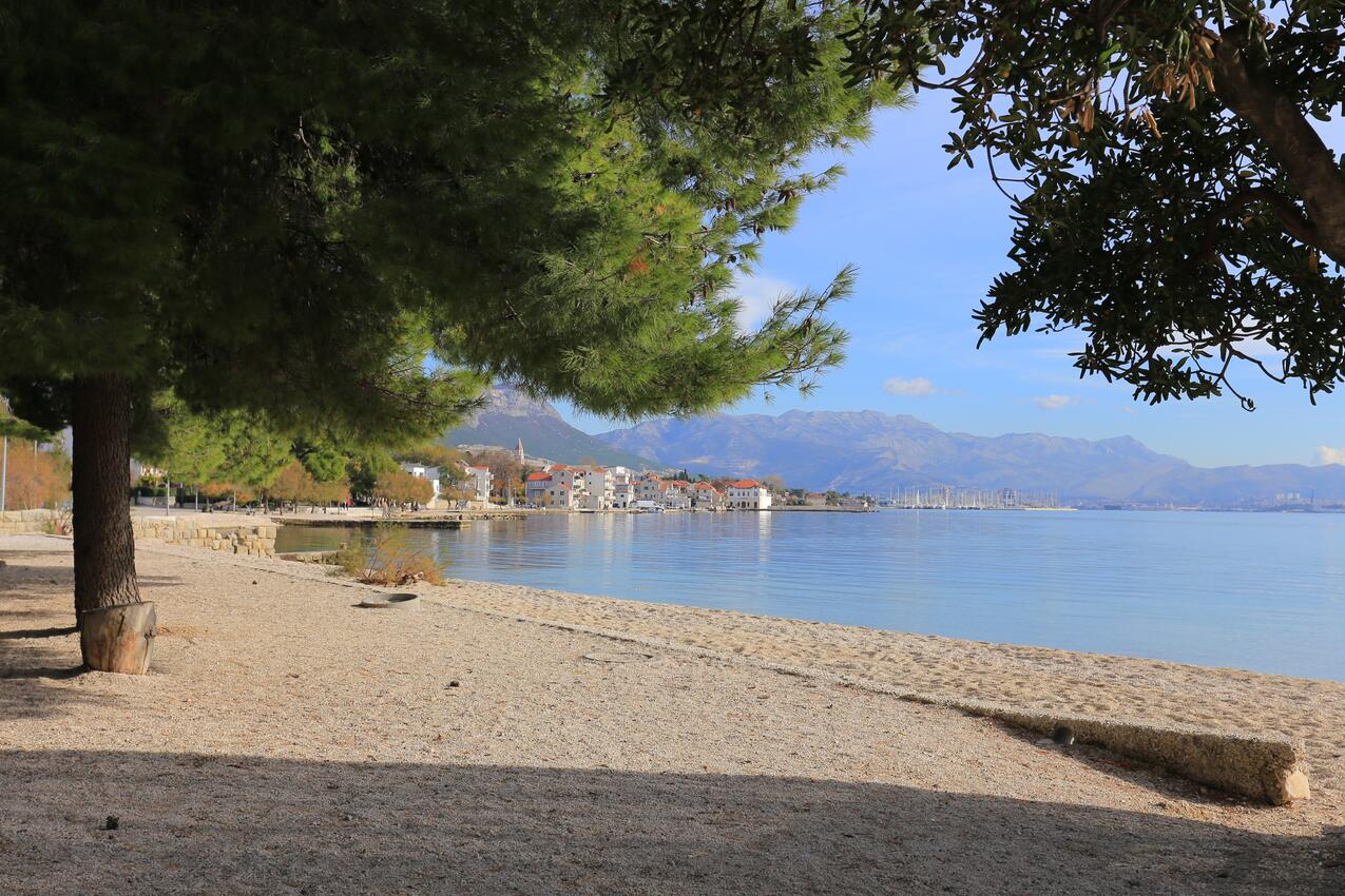 La spiaggia più vicina - Appartamenti con piscina per famiglie Kastel Kambelovac, Castelli - Kaštela