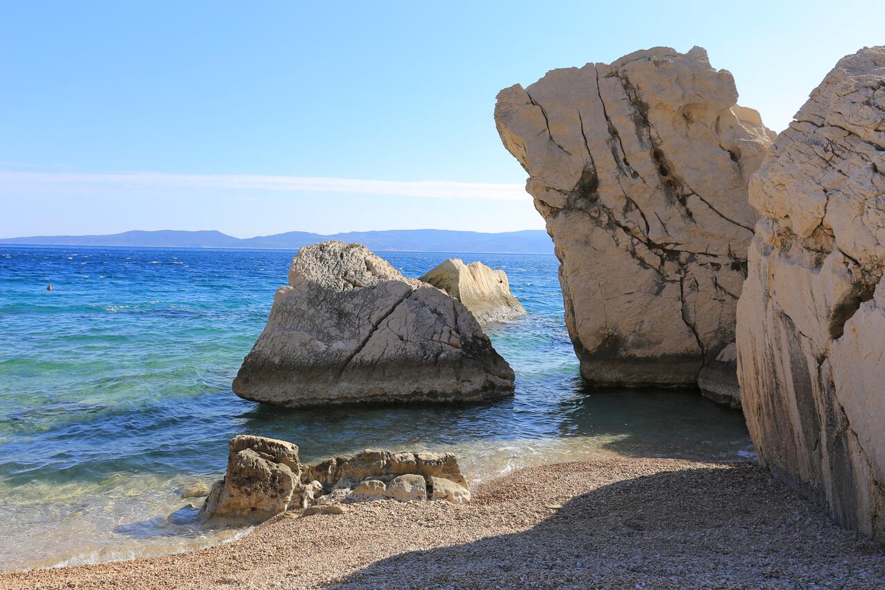Nærmeste strand - Leiligheter med parkering Marusici, Omis