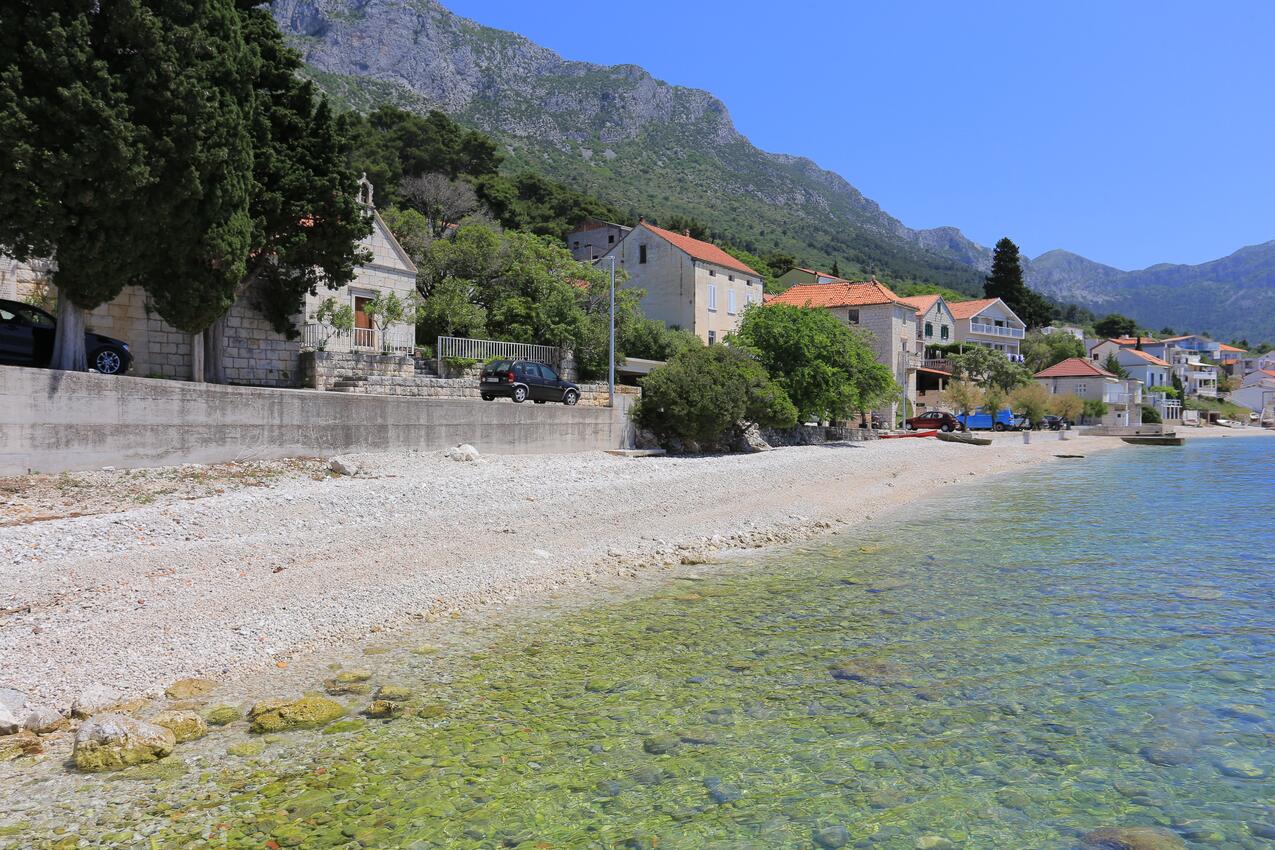 Nächster Strand - Ferienwohnungen am Meer Brist, Makarska