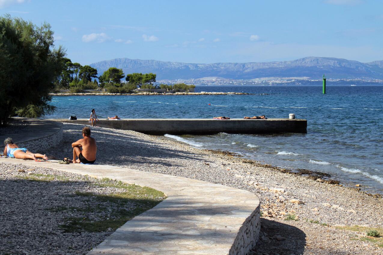 Legközelebbi strand - Apartmanok Internet hozzáféréssel Supetar, Brac
