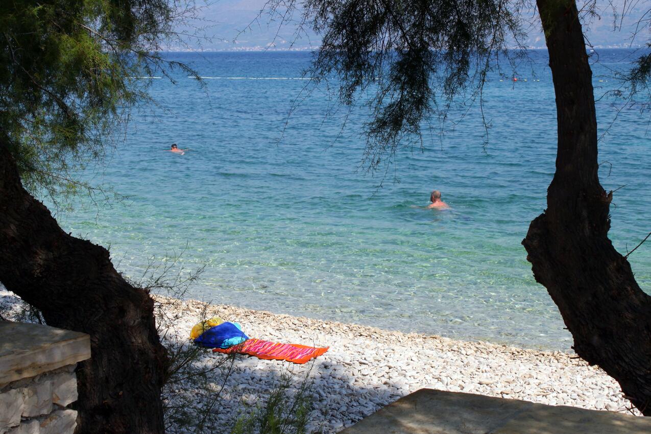 Legközelebbi strand - Apartmanok Internet hozzáféréssel Supetar, Brac