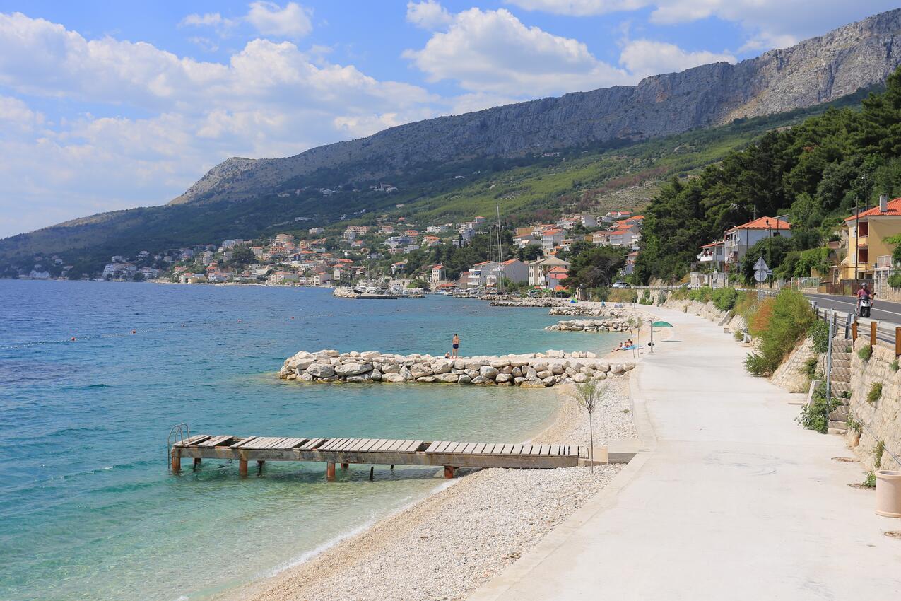 La spiaggia più vicina - Appartamenti accanto al mare Rat Piccolo - Mali Rat, Almissa - Omiš