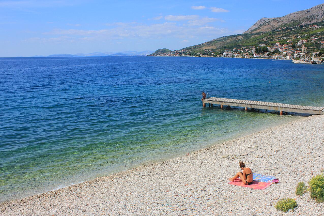 La spiaggia più vicina - Appartamenti accanto al mare Rat Piccolo - Mali Rat, Almissa - Omiš