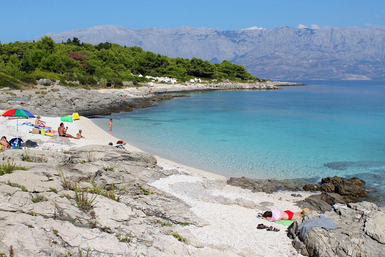 La spiaggia più vicina - Casa con piscina accanto al mare Selza - Sumartin, Brazza - Brač