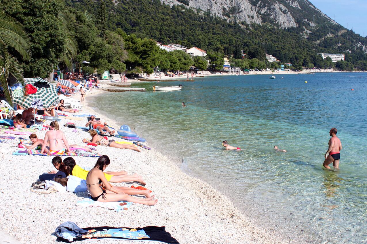 Najbliža plaža - Apartmani uz more Gradac, Makarska