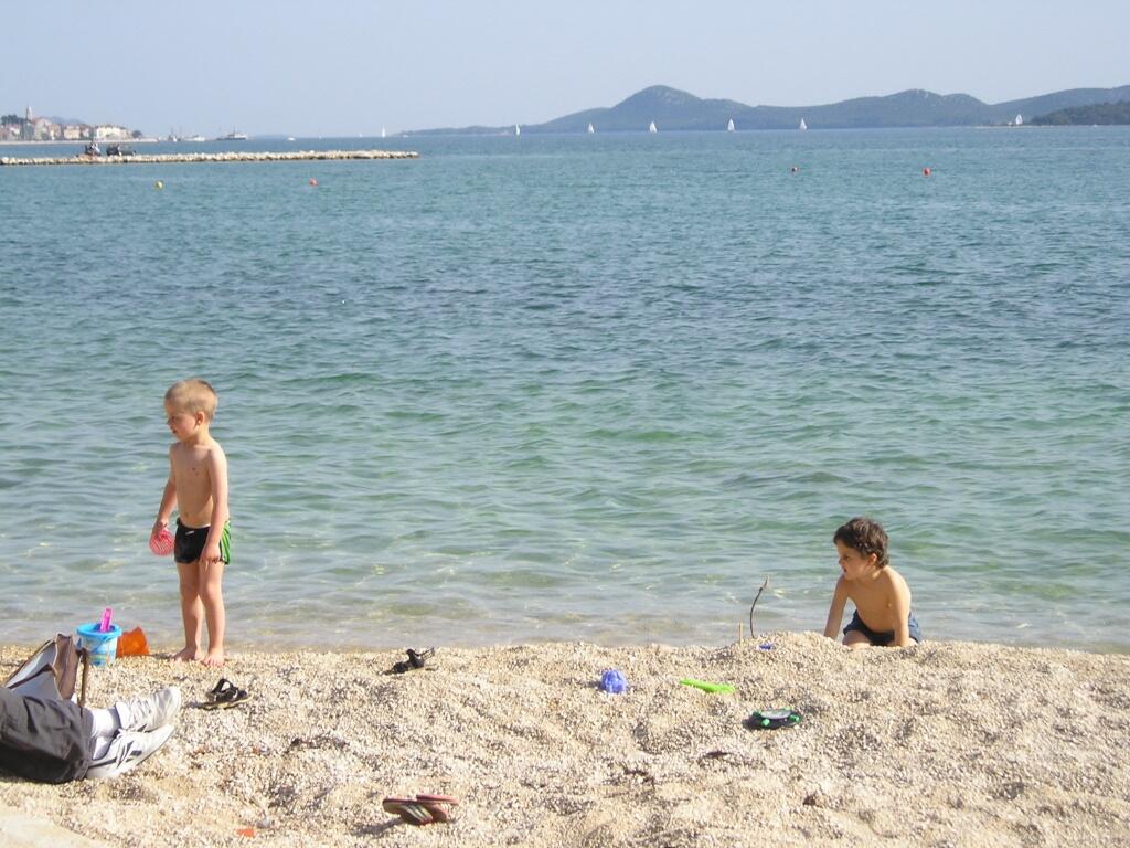 La spiaggia più vicina - Appartamenti con parcheggio Santi Filippo e Giacomo - Sveti Filip i Jakov, Biograd