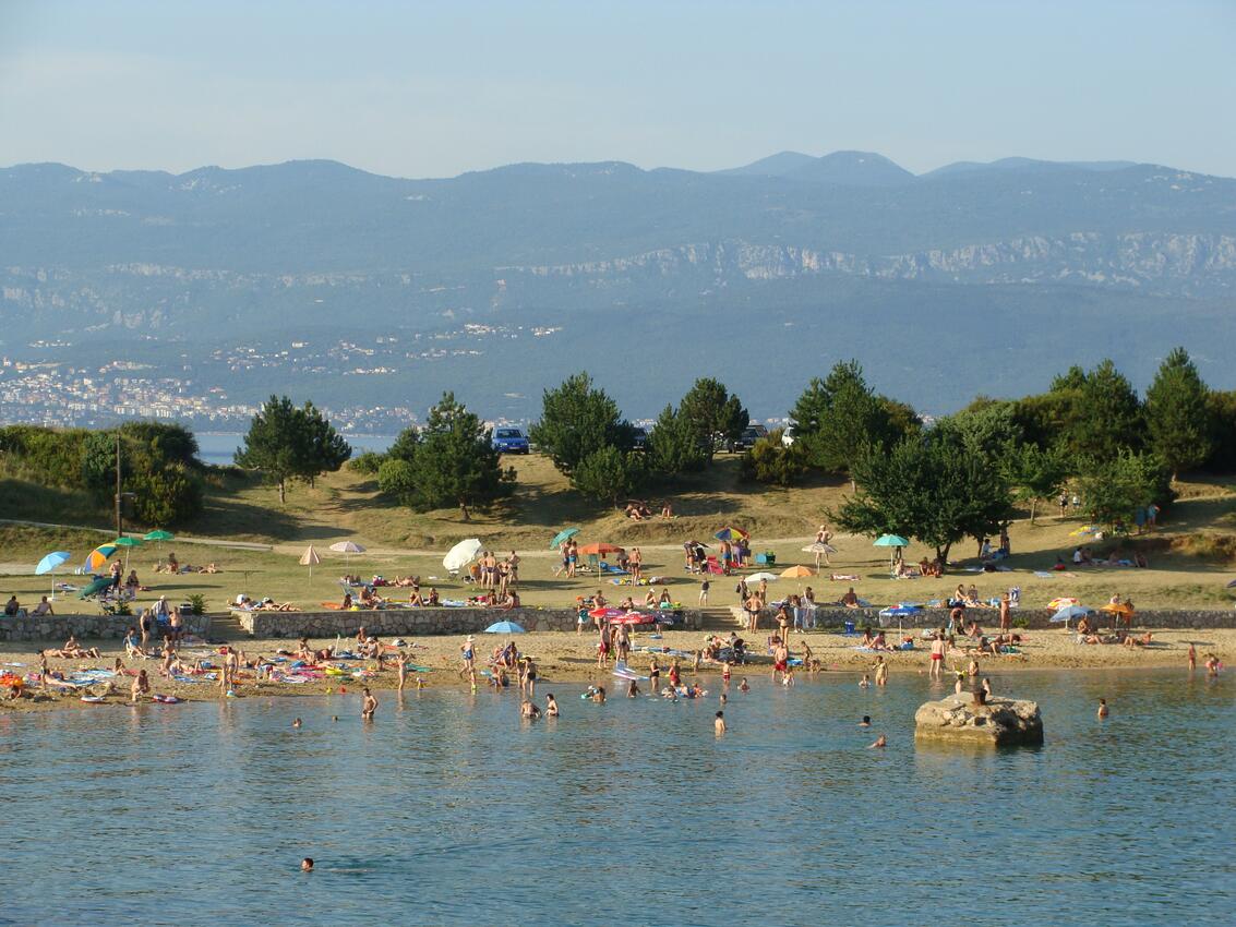 Nearest beach - Family friendly house with a swimming pool Risika, Krk