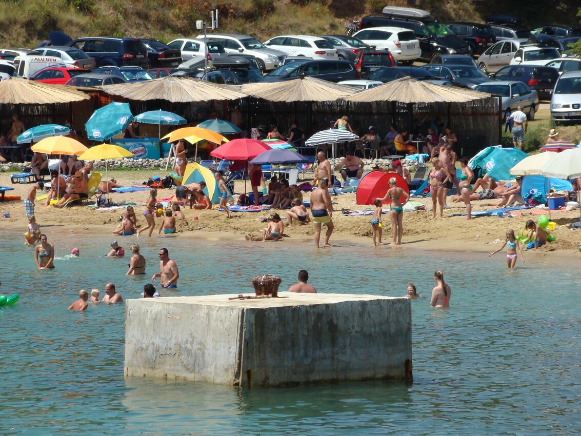Nearest beach - Family friendly house with a swimming pool Risika, Krk