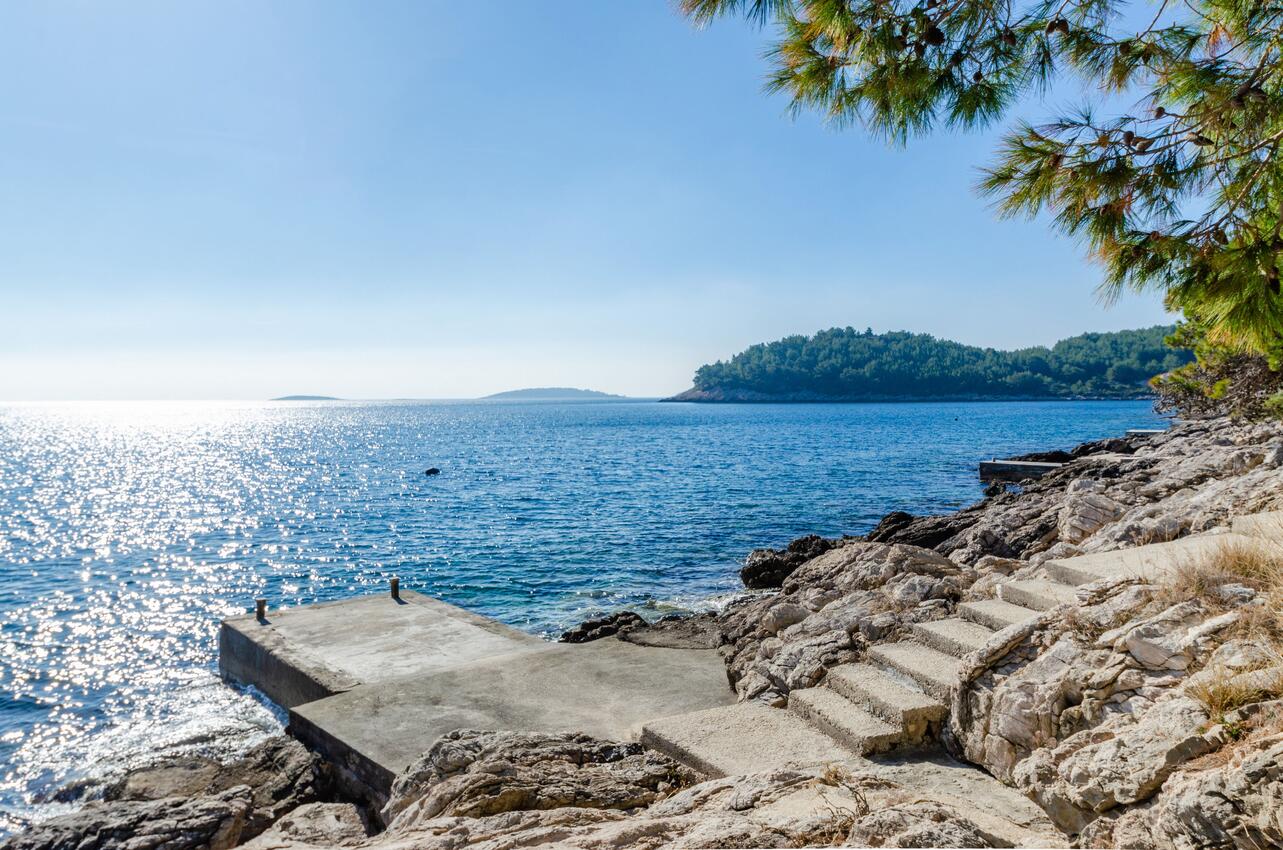 La spiaggia più vicina - Casa vacanze accanto al mare Karbuni, Curzola - Korčula