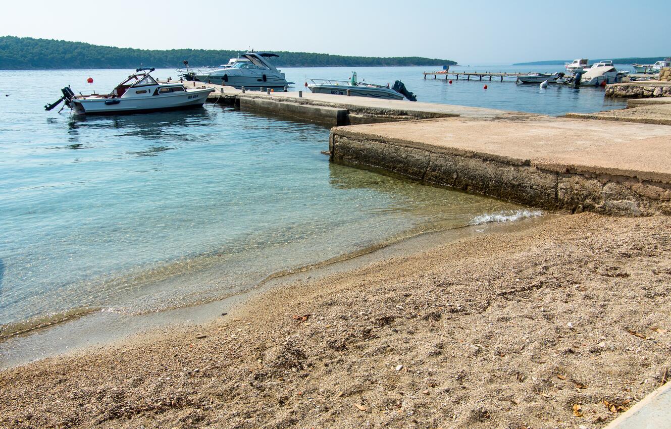 Nächster Strand - Ferienwohnungen am Meer Barbat, Rab