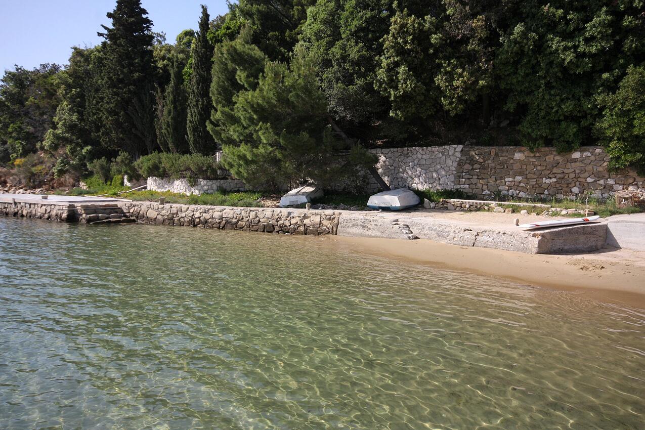 Nächster Strand - Ferienwohnungen und Zimmer am Meer Supetarska Draga - Gonar, Rab